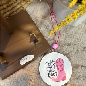 Black Ice- Pink Cowboy Boot Car Freshie 🎀👢